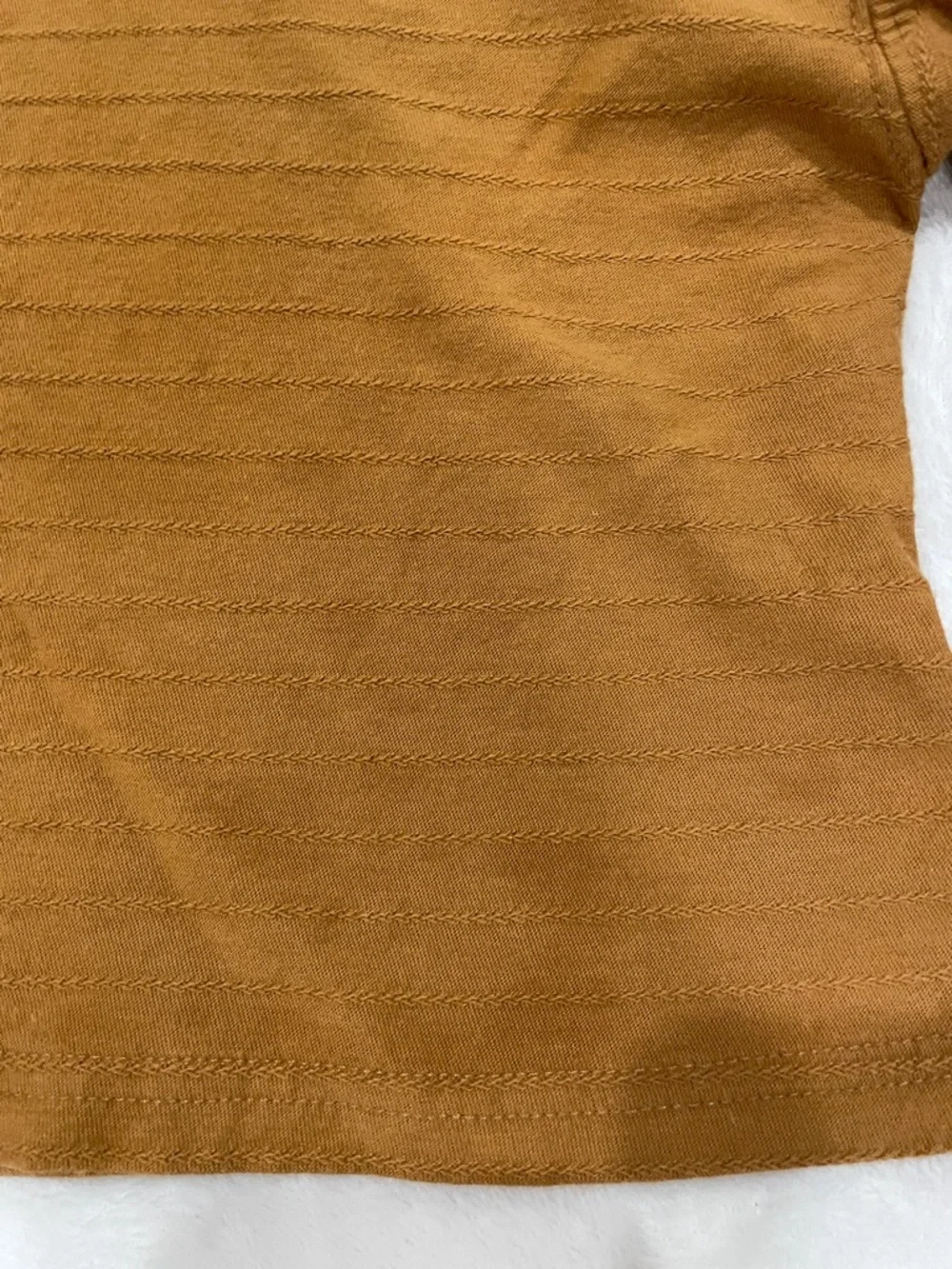 Carter's Rust Colored Hooded Long Sleeve Tee.